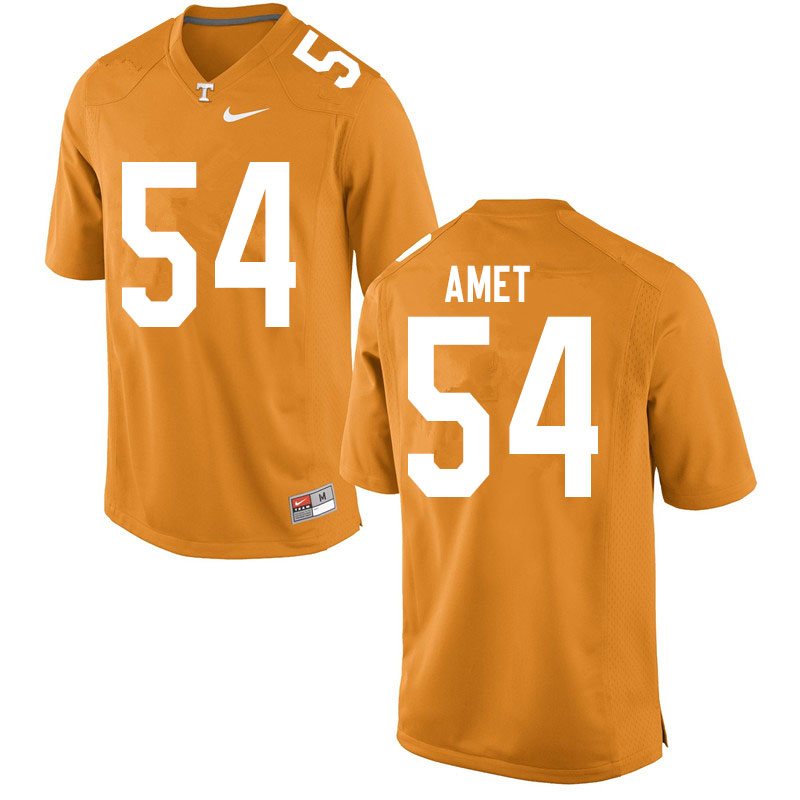 Men #54 Tim Amet Tennessee Volunteers College Football Jerseys Sale-Orange - Click Image to Close